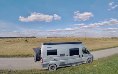 Het schorsen van de camper