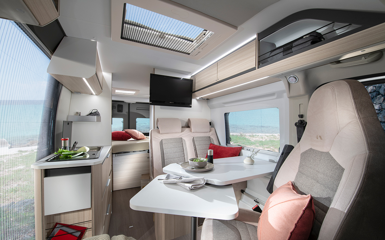 Interieur in de Twin Axess 600 SP Family