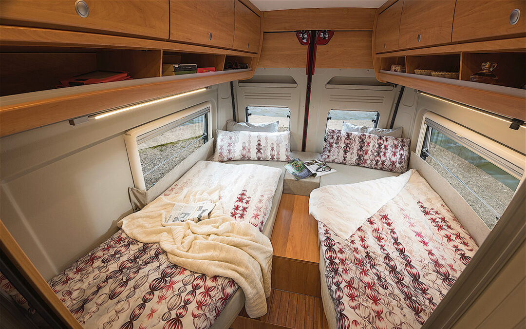 Welke buscamper is geschikt voor lange mensen?