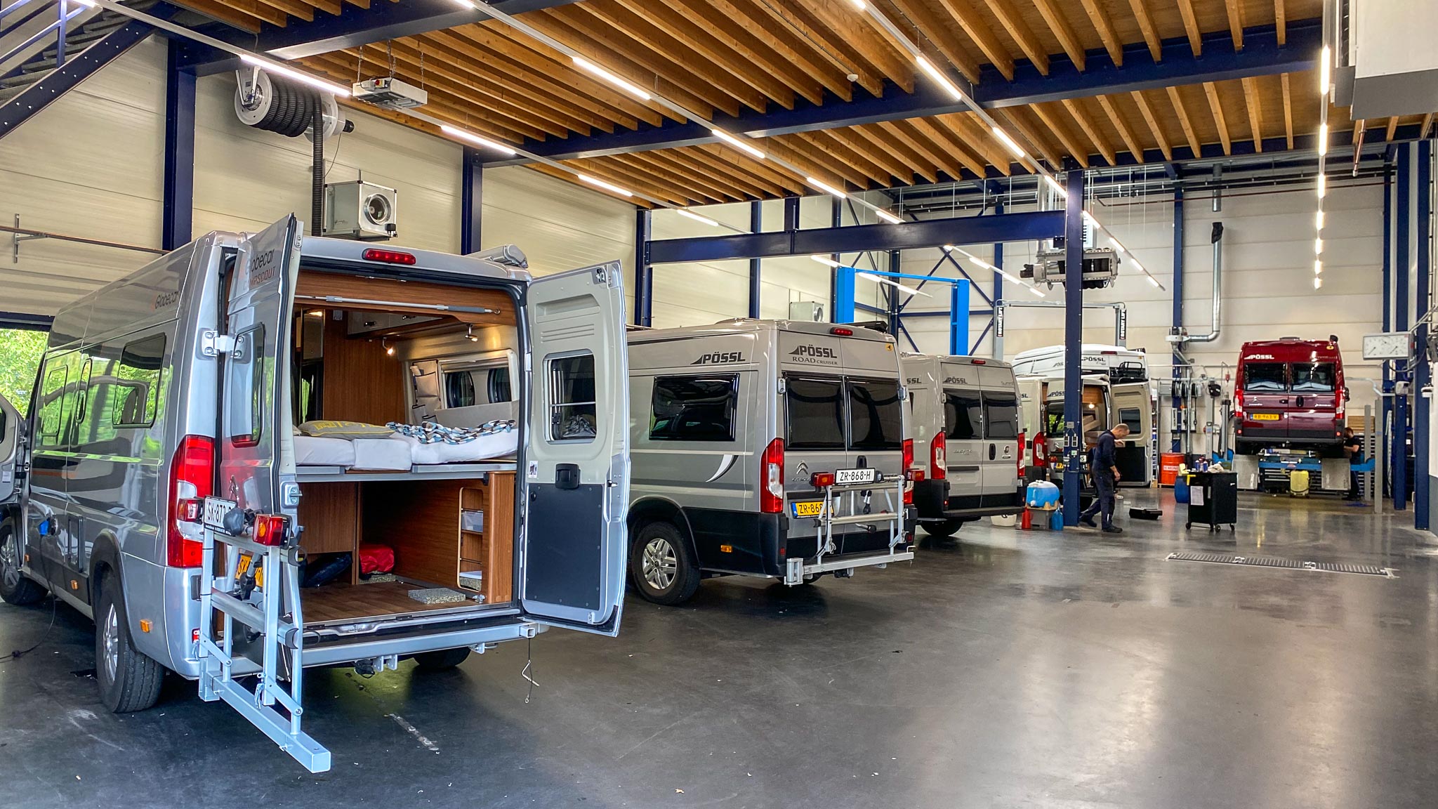 Camper onderhoud - werkplaats Werkplaats van Buscamper Nederland voor camper onderhoud