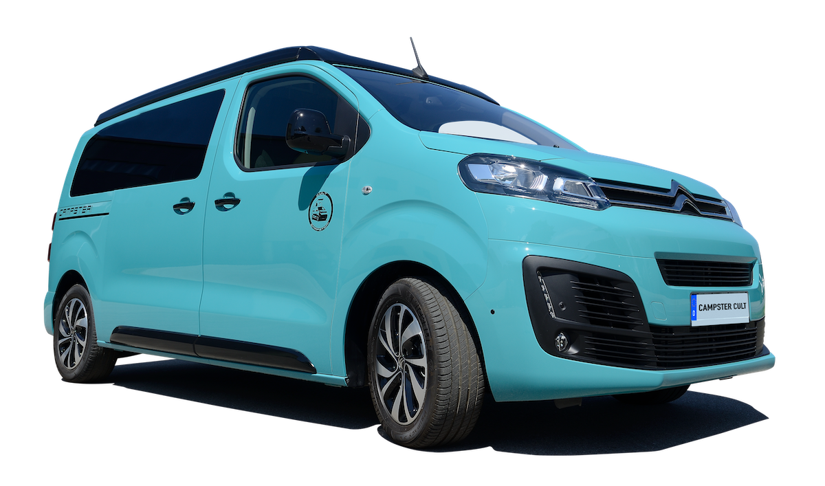 De buitenkant van een Campster