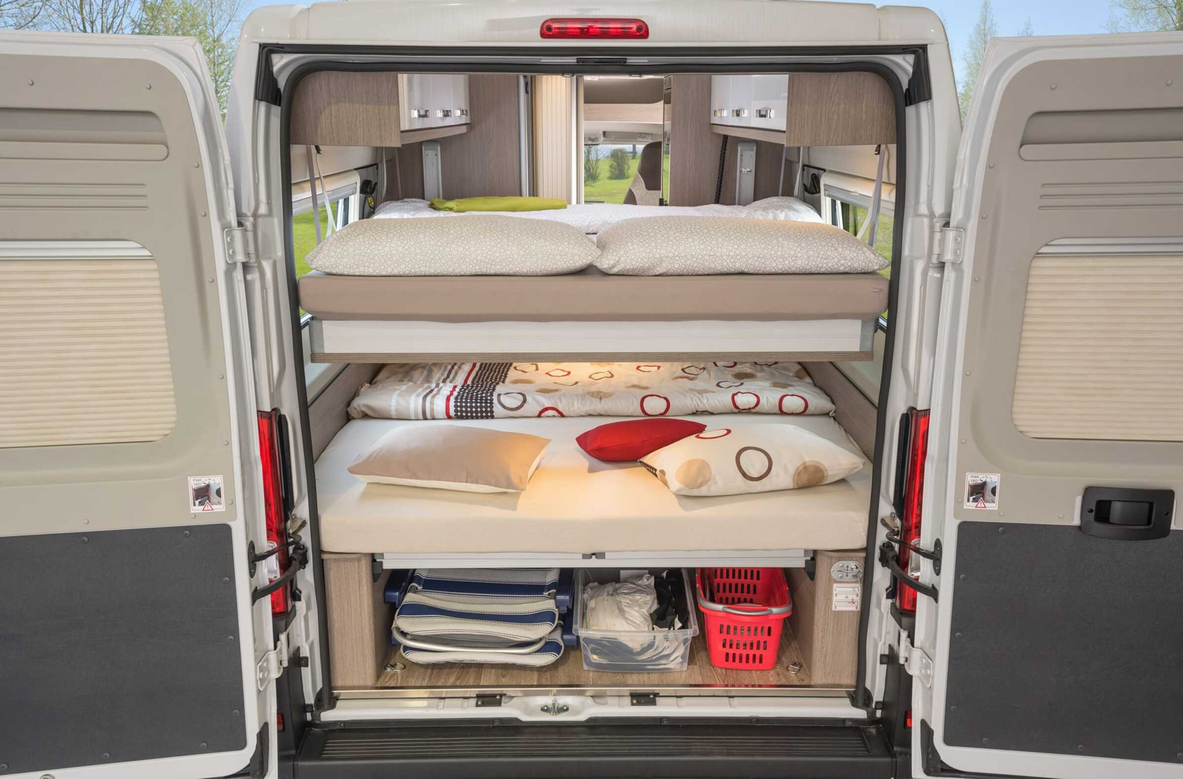 Hefbed in de Roadcruiser Evolution