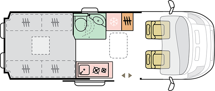 Plattegrond en indeling Twin Supreme 600 SBX