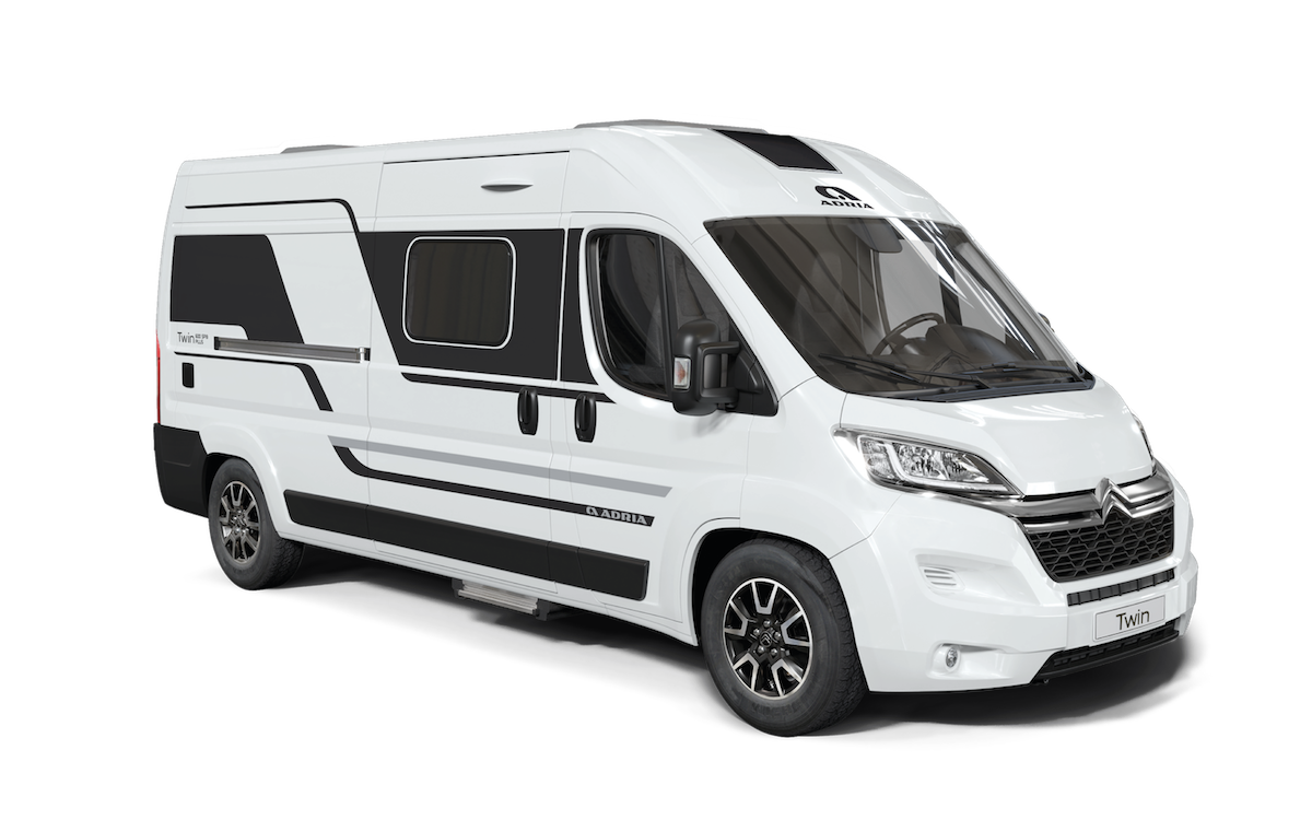 De buitenkant van de camper