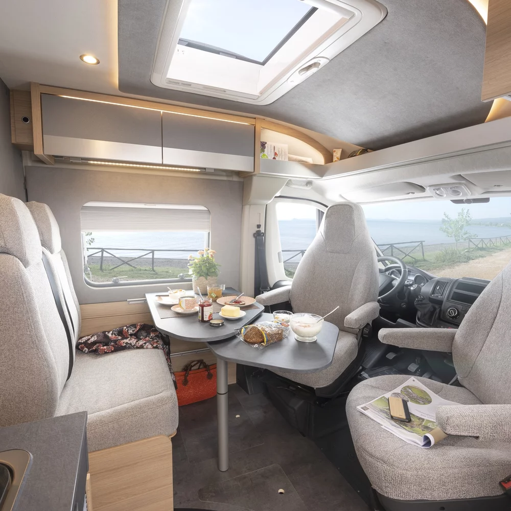 Eigenzinnig interieur in de Pössl Trenta modellen