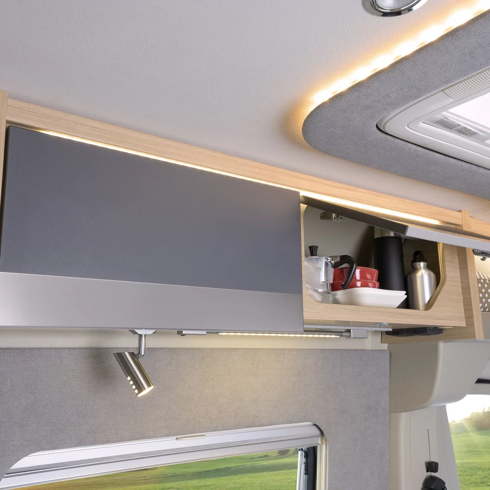 Uniek verlichtingsconcept in de Pössl Trenta modellen