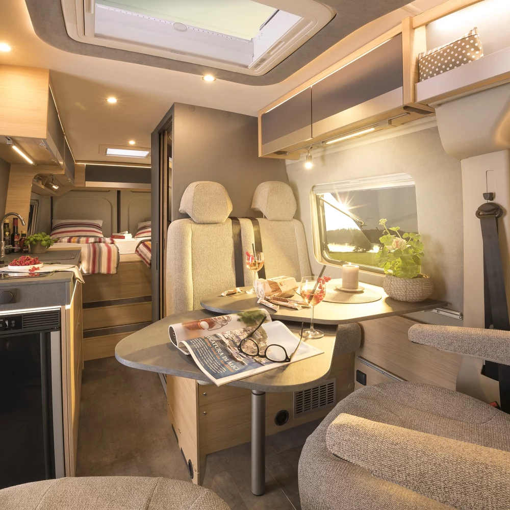 Wandstoffering in de Pössl Trenta modellen