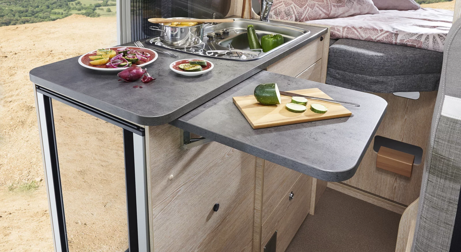 Summit 540 douchewand Badkamer camper possl summit 540