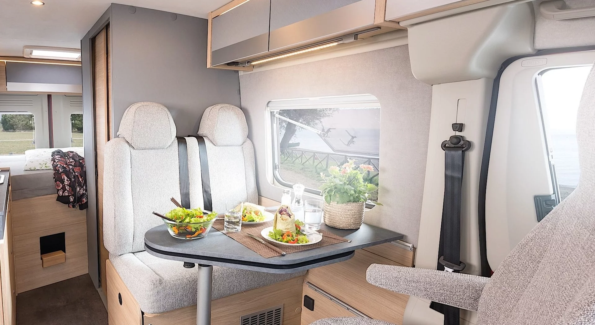 Het interieur in de Trenta 600