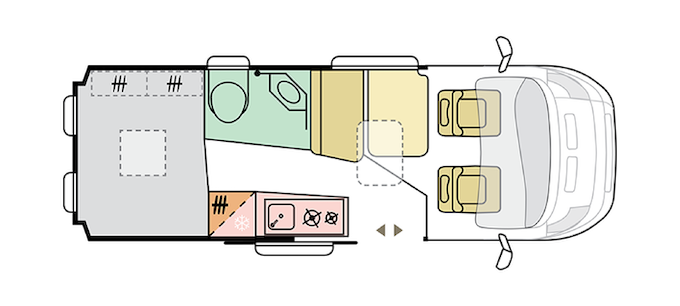 Supreme 600 SX plattegrond 2025