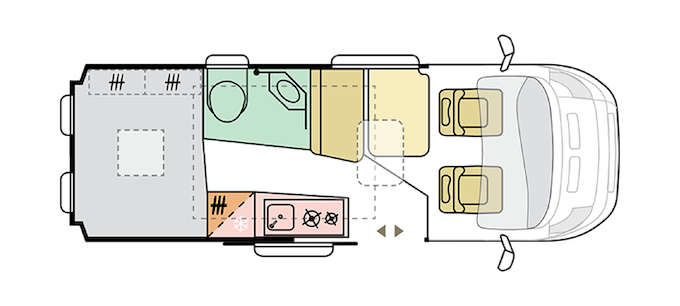 Twin Sports 600 SX plattegrond 2025