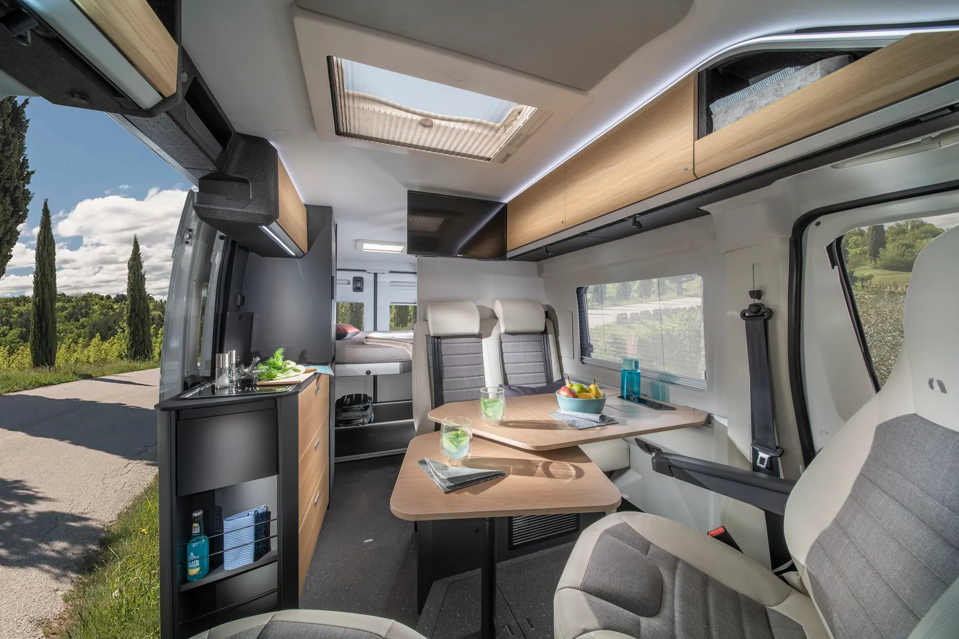 Twin 640 SGX leefruimte Leefruimte in de Adria Twin 640 SGX